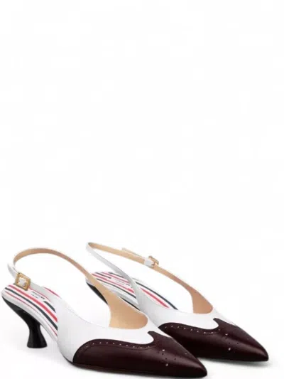 Thom Browne Slingback Pumps Kitten Heel Pointed Toe