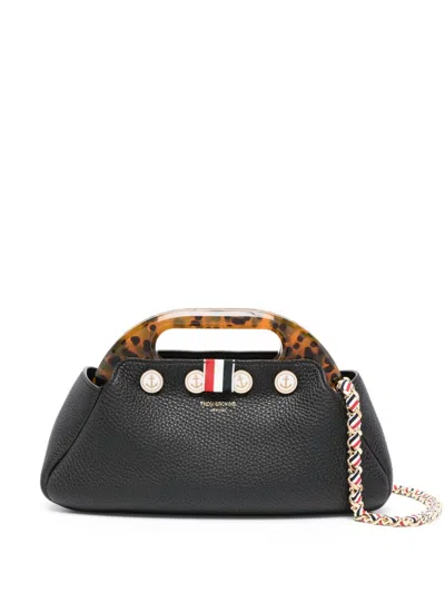 Thom Browne Small Bermuda Shoulder Bag In 黑色