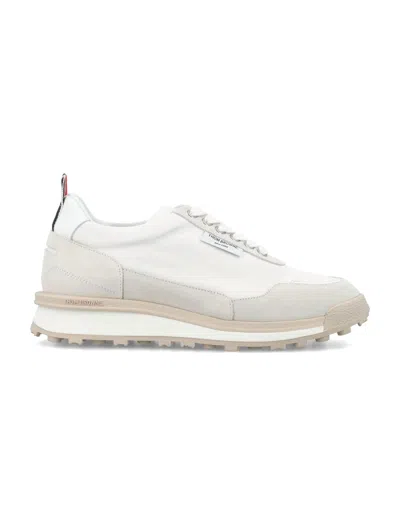 Thom Browne Small Check Poly Woman Sneakers In Tonal_white_fun_mix
