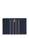 Thom Browne Small Document Holder In Blue