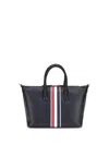 Thom Browne Small Duffle Handbag In Black