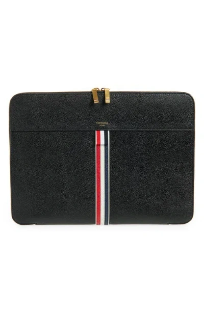 Thom Browne Small Rwb Leather Folio