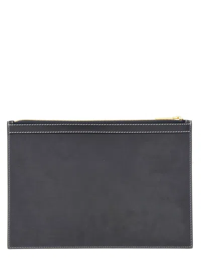 Thom Browne Small Tablet Holder In Blue