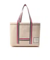 Thom Browne Small Tool Tote Bag In Nude