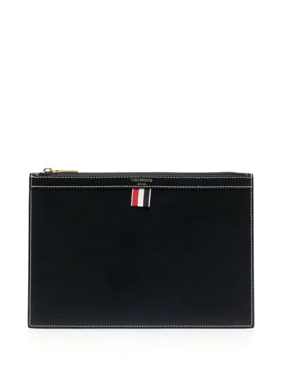 THOM BROWNE THOM BROWNE SMALLE LEATHER DOCUMENT CASE