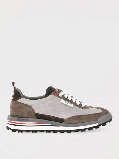 THOM BROWNE SNEAKERS THOM BROWNE WOMAN COLOR GREY,H42298020