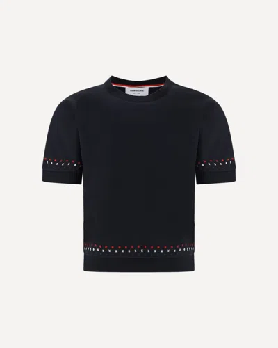 THOM BROWNE SNOWFLAKES T-SHIRT