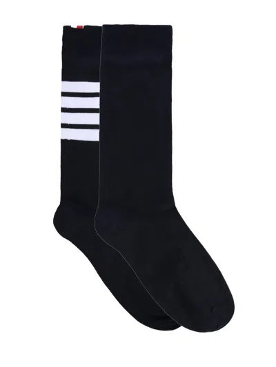 Thom Browne Sock With Logo In Black