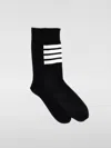 Thom Browne Athletic Mid Calf Socks In 黑色