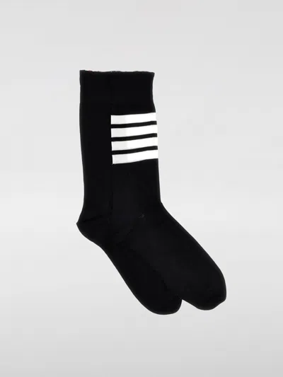 THOM BROWNE SOCKS THOM BROWNE MEN COLOR BLACK,F71395002
