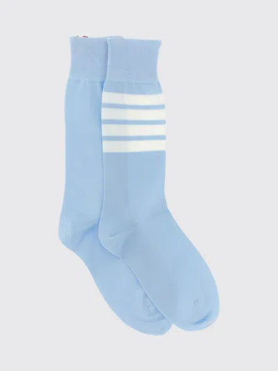 Thom Browne Socks  Woman Color Blue 1 In Gray