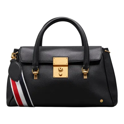 Thom Browne Soft Mr. Thom Luggage Bag Women In Black