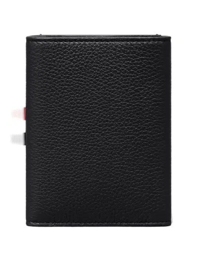 Thom Browne Soft Pebble Grain Trifold Wallet In Black