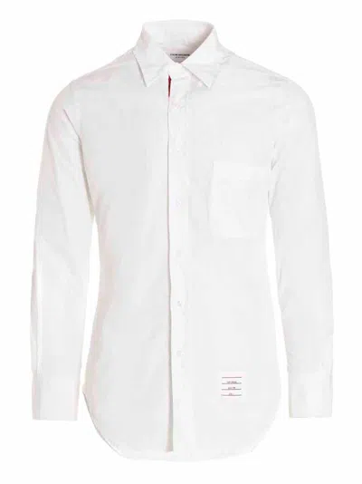 Thom Browne Solid Poplin Shirt Shirt And Blouse White