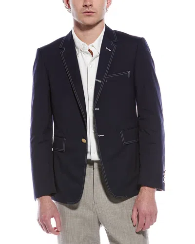 Thom Browne Sport Coat In Blue