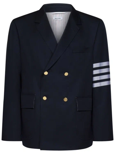 THOM BROWNE SPORTY DOUBLE-BREASTED BLAZER