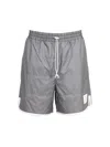 Thom Browne Sporty Ripstop Bermuda In Gray