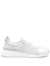 Thom Browne Sprinter Panelled Sneakers In White