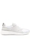 Thom Browne Sprinter Panelled Sneakers In White