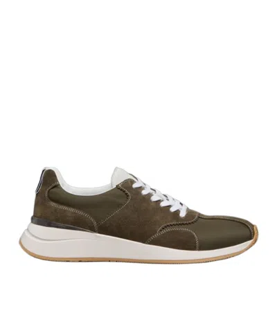 Thom Browne Sprinter Panelled Sneakers In White