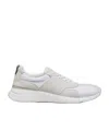 Thom Browne Sprinter Panelled Sneakers In White