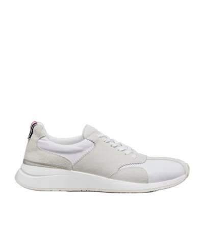 Thom Browne Sprinter Panelled Sneakers In White