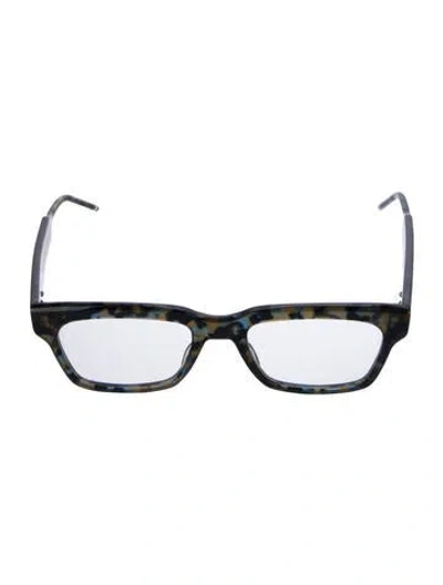 Pre-owned Thom Browne Square Eyeglasses In Blue