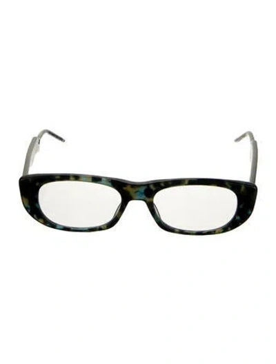 Pre-owned Thom Browne Square Eyeglasses In Brown