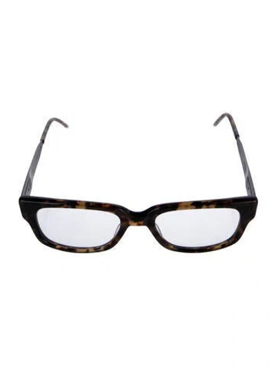 Pre-owned Thom Browne Square Eyeglasses In Brown