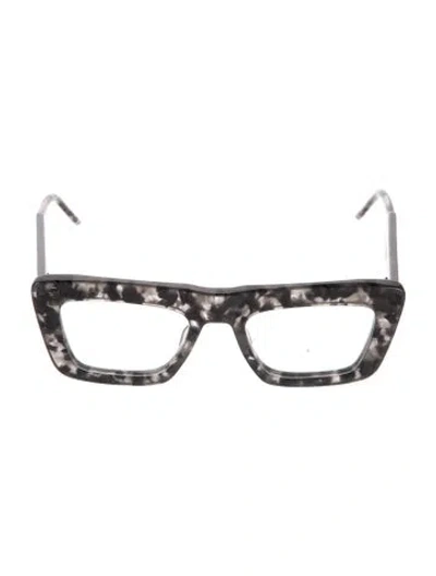 Pre-owned Thom Browne Square Eyeglasses In Gray