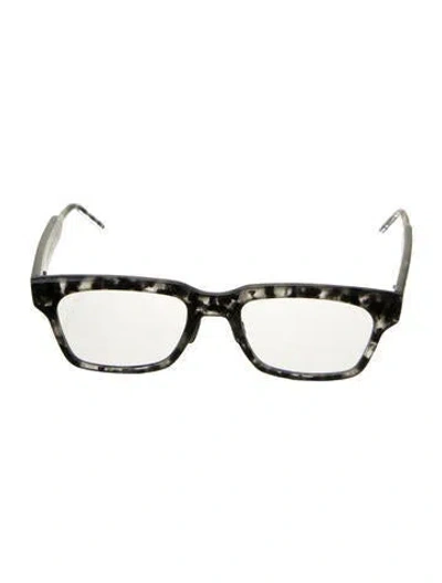 Pre-owned Thom Browne Square Eyeglasses In Gray