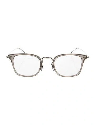 Pre-owned Thom Browne Square Eyeglasses In Gray