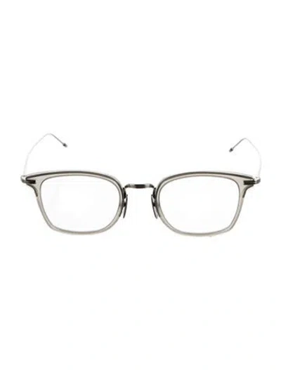 Pre-owned Thom Browne Square Eyeglasses In Gray