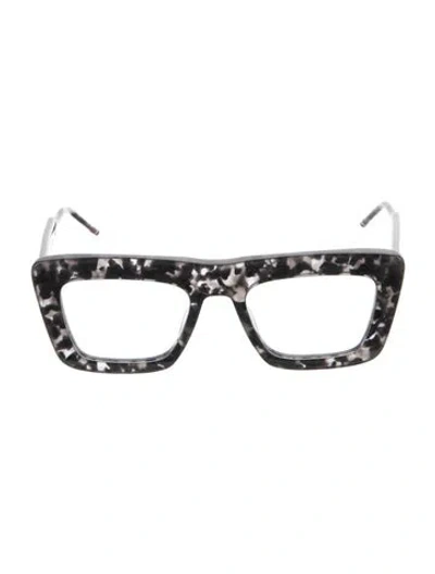 Pre-owned Thom Browne Square Eyeglasses In Grey