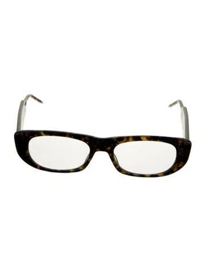Pre-owned Thom Browne Square Eyeglasses W/ Tags In Brown