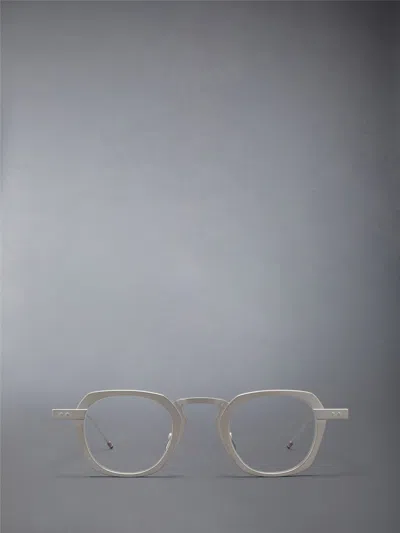 Thom Browne Square Flat Mirror In Gray