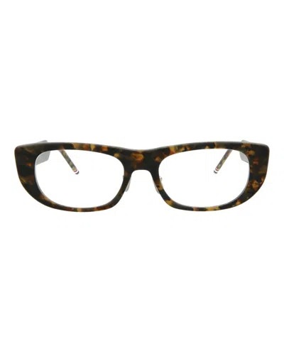 Thom Browne Square-frame Acetate Optical Frames In Tortoise