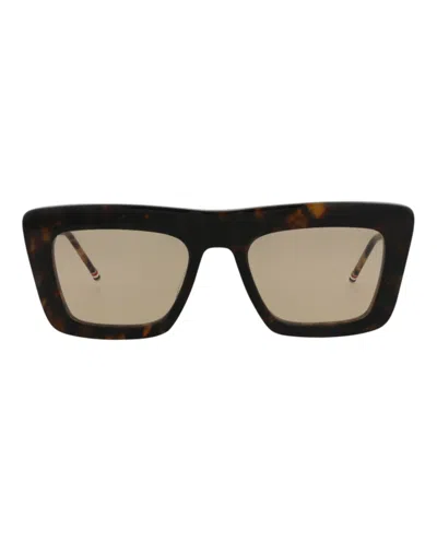 Thom Browne Square-frame Acetate Sunglasses In Tortoise