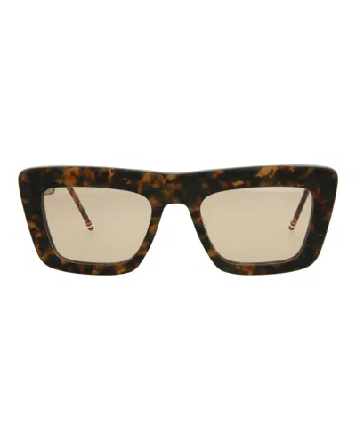 Thom Browne Square-frame Acetate Sunglasses In Tortoise
