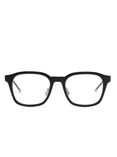 Thom Browne Square-frame Glasses In 黑色