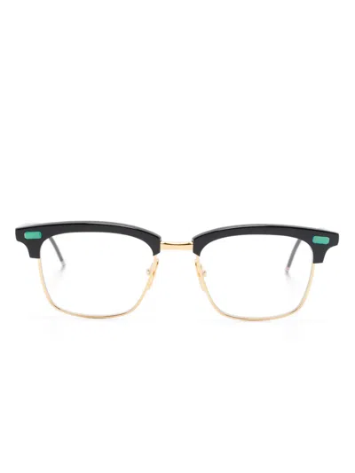 Thom Browne Square-frame Glasses In Black