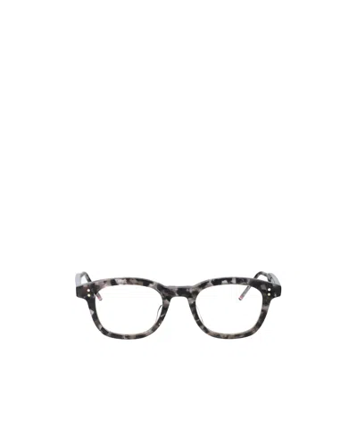 Thom Browne Square-frame Glasses In Black