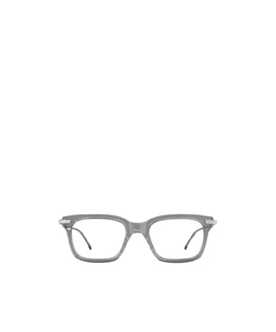 Thom Browne Square-frame Glasses In Gray