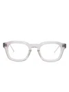 Thom Browne Square-frame Glasses In Grey