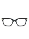 Thom Browne Eyewear Square Frame Glasses In Black