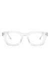 Thom Browne Square-frame Glasses In White