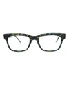 Thom Browne Square-frame Metal, Acetate Optical Frames In Green