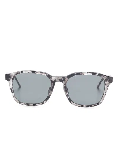 Thom Browne Square-frame Sunglasses In 灰色