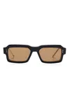 Thom Browne Square-frame Sunglasses In 黑色