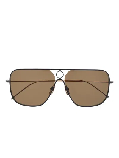 Thom Browne Square-frame Sunglasses In Black